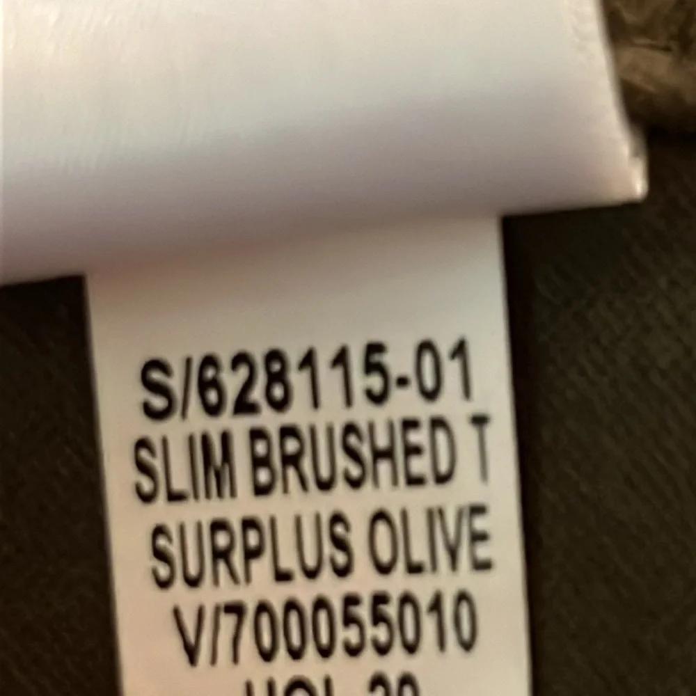 Banana Republic traveler slim fit brushed surplus olive pants size 31x32